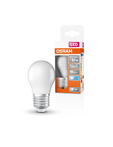 ŻARÓWKA LED STAR CLP40 FR 4,9W 4000K neutralna biała E27 470LM PLASTIC 