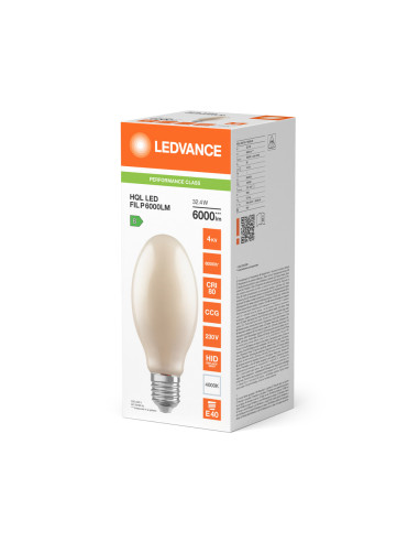 ŻARÓWKA LED P HQL LED FIL 32,4W/840 neutralna biała E40 6000LM 
