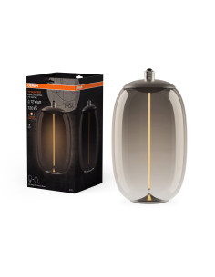 ŻARÓWKA LED 1906 VINTAGE LED MAGNETIC BIG ELIPSE OVAL SMOKE12 FIL 4W 1800K 120LM E27 