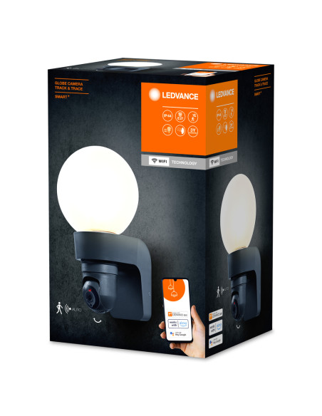 OPRAWA SMART OUTDOOR WIFI GLOBE CAMERA TRACE E27 