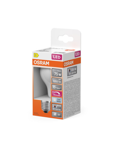 ŻARÓWKA LED SUPERSTAR RF CLA75 DIM 7,5W 4000K neutralna biała CRI90 GL FR E27 