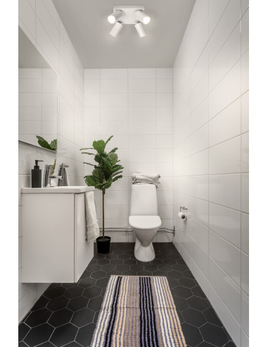 OPRAWA SUFITOWA LED SPOT OCTAGON PLATE DIM 4X3.4W 2700K ciepła biała GU10 WT 