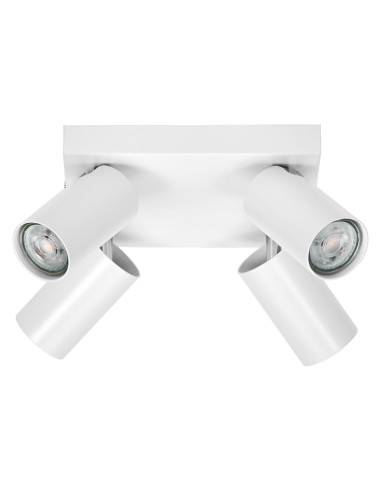 OPRAWA SUFITOWA LED SPOT OCTAGON PLATE DIM 4X3.4W 2700K ciepła biała GU10 WT 
