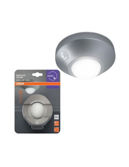 PRZENOŚNA LAMPKA NOCNA NIGHTLUX CEILING SI Z CZUJNIKIEM RUCHU ZASILANA BATERYJNIE 