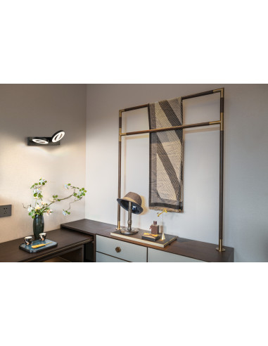 OPRAWA SUFITOWA LED DECOR SPOT SATURN W 460MM 21W CCT BK 2 SPOT 