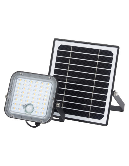 NAŚWIETLACZ ENDURA FLOOD SPLIT SOLAR SENSOR RC 10W 4000K neutralna biała 1400LM BK 