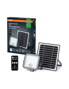 NAŚWIETLACZ ENDURA FLOOD SPLIT SOLAR SENSOR RC 10W 4000K neutralna biała 1400LM BK 