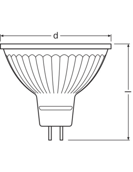 ŻARÓWKA 5-PAK Parathom MR16 35 3.8W 4000K 36° 350LM GU5.3 GLASS 