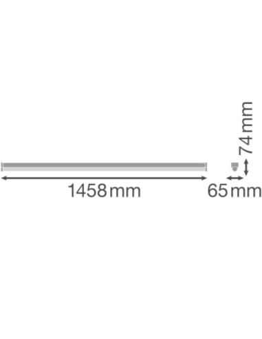 OPRAWA LINIOWA LINEAR ULTRA OUTPUT 1500 48W/40W/32W/24W 3000K/4000K 150LM/W WT IP20 GEN2 