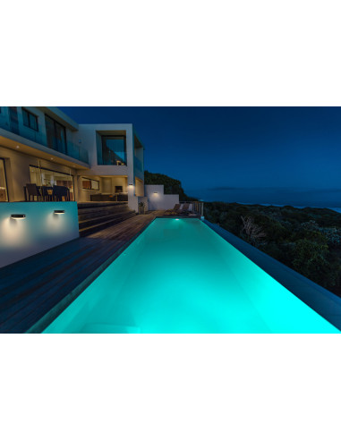 KINKIET ZEWNĘTRZNY SOLAR ENDURA STYLE TOSSA WALL SENSOR 6W 3000K 