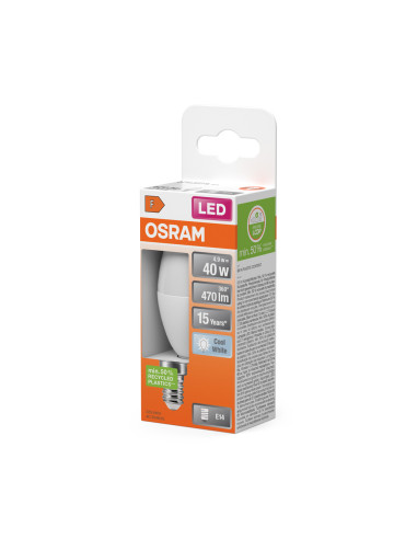 ŻARÓWKA LED STAR CLB40 FR 4.9W 4000K neutralna biała E14 470LM 