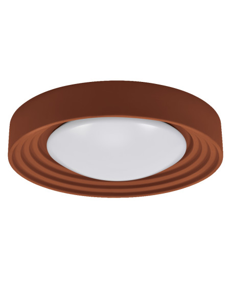 PLAFON LED ORBIS CONCRETE 500MM 24.5W 3000K ciepła biała CLICK DIM BROWN 