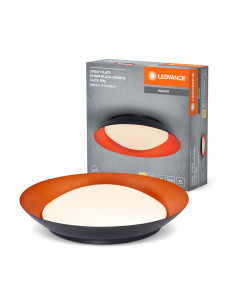 PLAFON LED ORBIS PLATE 480MM 45W 3000K ciepła biała CLICK DIM BLACK AND ORANGE 
