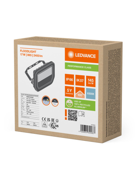 NAŚWIETLACZ FLOOD LED 20 P 17W/11W 2400LM/1600LM PS 6500K SY100 WT IP66 GEN4 