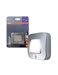 PRZENOŚNA LAMPKA NOCNA NIGHTLUX HALL SILVER 0,25W 4000K Z CZUJNIKIEM ZASILANA BATERYJNIE 