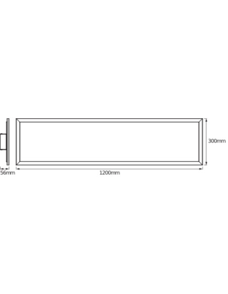 OPRAWA SMART WIFI PLANON PLUS 1200X300 RGBW 36W 3000LM  PANEL NATYNKOWY 