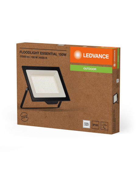 NAŚWIETLACZ FLOOD ESSENTIAL 150W 4000K neutralna biała 15000LM BK IP65 