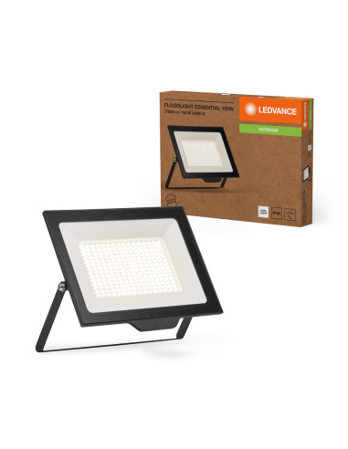 NAŚWIETLACZ FLOOD ESSENTIAL 150W 4000K neutralna biała 15000LM BK IP65 