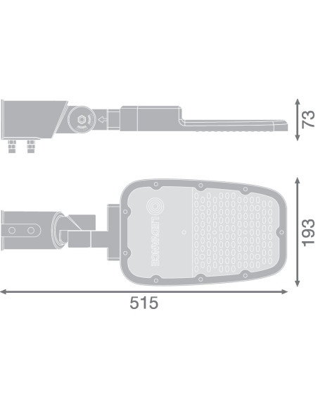 OPRAWA ULICZNA STREETLIGHT AREA SPD MD V 65W 740 IP66 8450LM RV20ST GY 

