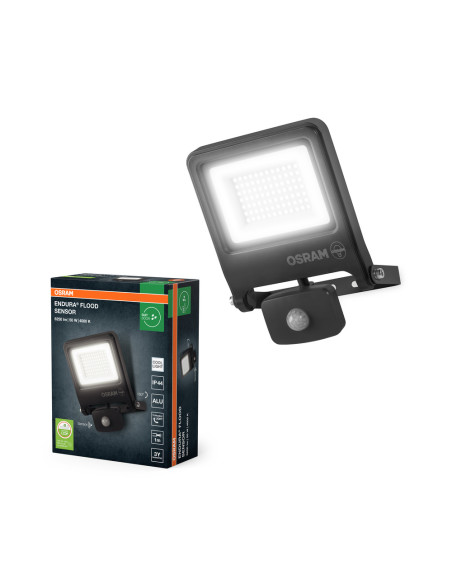NAŚWIETLACZ ENDURA FLOOD SENSOR 50W 4000K neutralna biała 5000LM PCR DG 