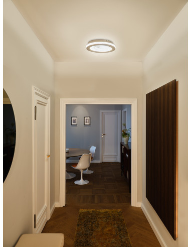 PLAFON LED ORBIS SPIRAL OVAL 360X300 27W 3000K ciepła biała WT 