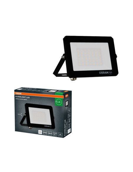 NAŚWIETLACZ FLOOD LED LUX 30W 4000K 2700LM BK IP65 3Y 