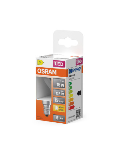 ŻARÓWKA LED STAR RF CLP15 1W 2700K ciepła biała E14 FIL 136LM  