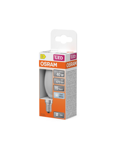 ŻARÓWKA LED STAR RF CLB40 3,4W 4000K neutralna biała  E14 GL FR 470LM 
