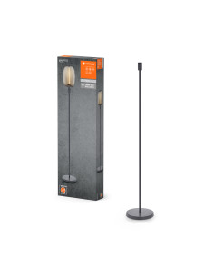 DECOR STICK FLOOR TALL 1XE27 DARK GREY 