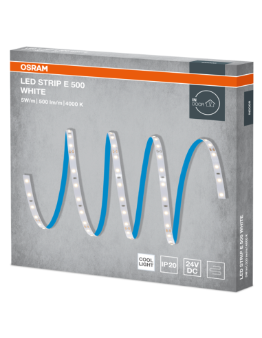 TAŚMA LS E-500/840/5 4000K neutralna biała 25W 24V 2500LM LED STRIP ECO IP20 PASEK LED
