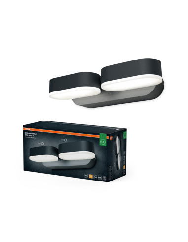 ENDURA STYLE MINI SPOT II 13W 3000K 630LM IP44 KINKIET DARK GREY