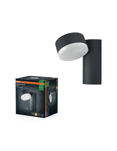 ENDURA STYLE SPOT ROUND 8W 3000K 440LM IP44 KINKIET DARK GREY