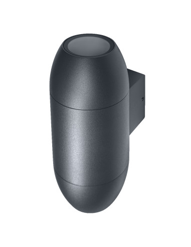 KINKIET ZEWNĘTRZNY ENDURA CLASSIC CANNON WALL UPDOWN GU10 IP44 ALU GY 