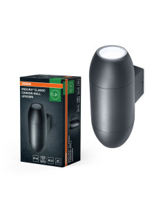 KINKIET ZEWNĘTRZNY ENDURA CLASSIC CANNON WALL UPDOWN GU10 IP44 ALU GY 