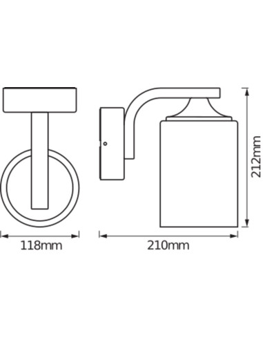 KINKIET ZEWNĘTRZNY ENDURA CLASSIC LANTERN CYLINDER E27 IP43 ALU WOOD 