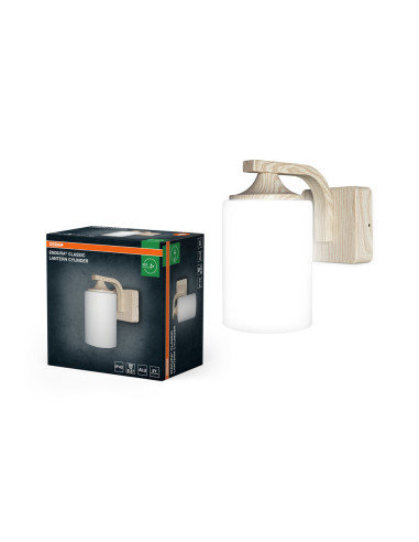 KINKIET ZEWNĘTRZNY ENDURA CLASSIC LANTERN CYLINDER E27 IP43 ALU WOOD 