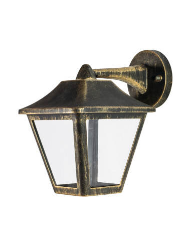 KINKIET ZEWNĘTRZNY ENDURA CLASSIC TRADITION DOWN ALU E27 GOLD 