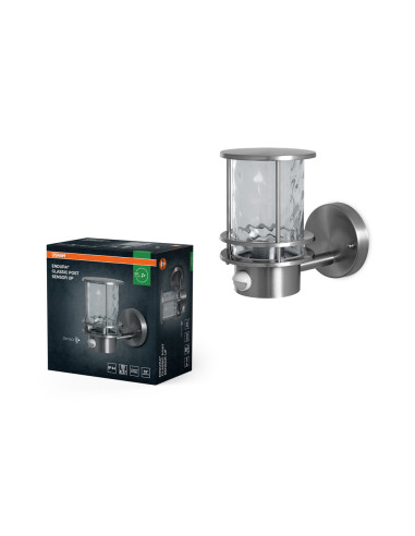 KINKIET ZEWNĘTRZNY ENDURA CLASSIC POST SENSOR UP E27 IP44 STAL NIERDZEWNA 