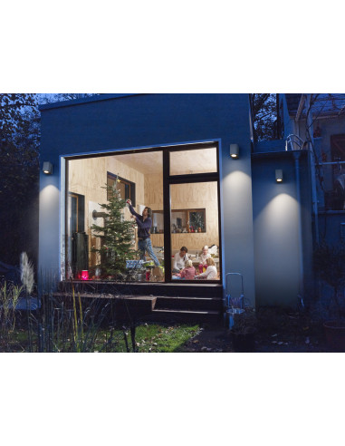 KINKIET ZEWNĘTRZNY ENDURA CLASSIC CUBE ADJUSTABLE WALL GU10 SILVER 