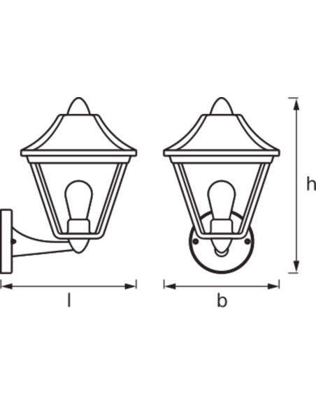 KINKIET ZEWNĘTRZNY ENDURA CLASSIC TRADITION UP ALU E27 GOLD 