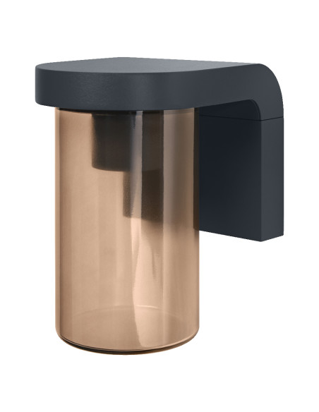 KINKIET ZEWNĘTRZNY ENDURA CLASSIC CASCADE WALL E27 AMBER 