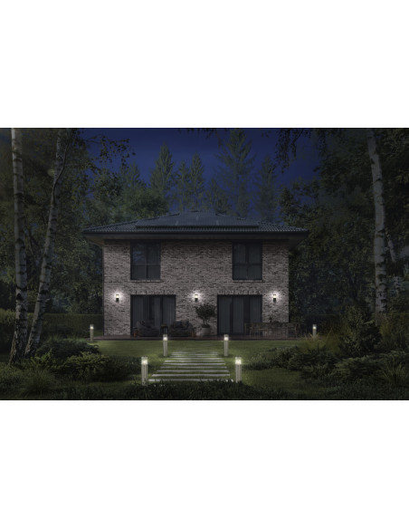 KINKIET ZEWNĘTRZNY ENDURA CLASSIC EBRO WALL E27 STAINLESS STEEL 