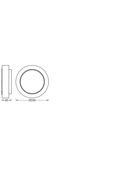 KINKIET ZEWNĘTRZNY ENDURA STYLE DISC WALL 8W 3000K 370LM IP44  STAL NIERDZEWNA 