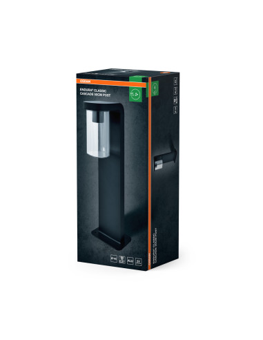 SŁUPEK OGRODOWY ENDURA CLASSIC CASCADE 50CM E27 CLEAR 