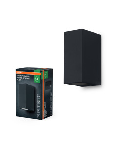 KINKIET ZEWNĘTRZNY ENDURA CLASSIC SQUARE UPDOWN GU10 IP44 BLACK 