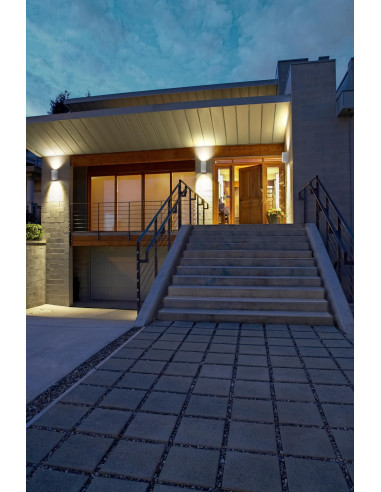 KINKIET ZEWNĘTRZNY ENDURA CLASSIC SQUARE UPDOWN GU10 IP44 WHITE 