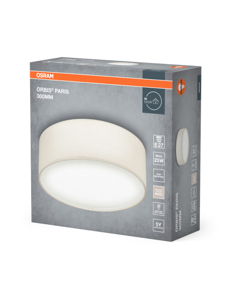 PLAFON LED ORBIS PARIS 300 1XE27 BG 