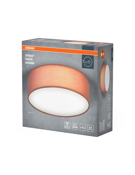 PLAFON LED ORBIS PARIS 300 1XE27 BW 