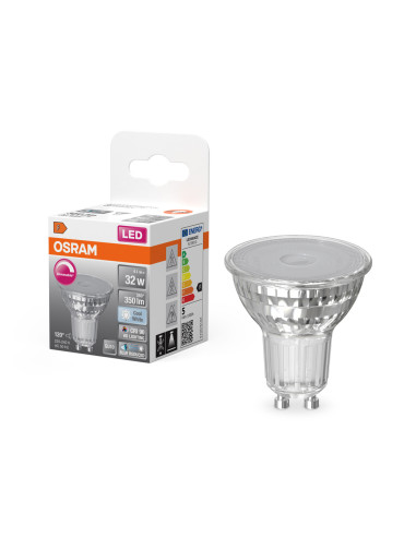 ŻARÓWKA LED SUPERSTAR PAR16 50 120° DIM 4,1W 4000K neutralna biała CRI90 350LM GU10  