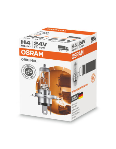 ŻARÓWKA SAMOCHODOWA 64196/60124 75/70W 24V P43T H4 